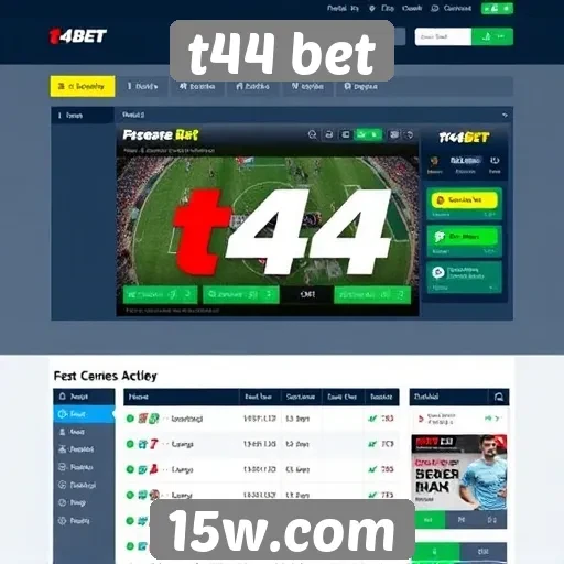 Acessibilidade e interface do site t44 bet